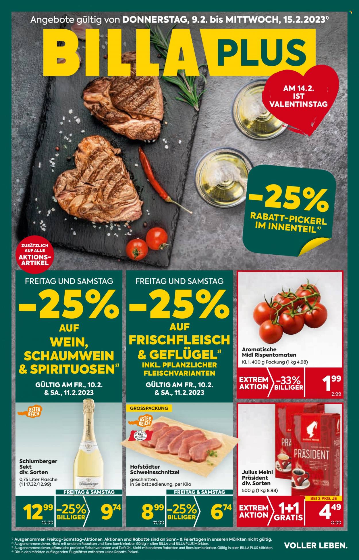 Angebote Billa Plus - 9.2.2023 - 15.2.2023. Seite 1