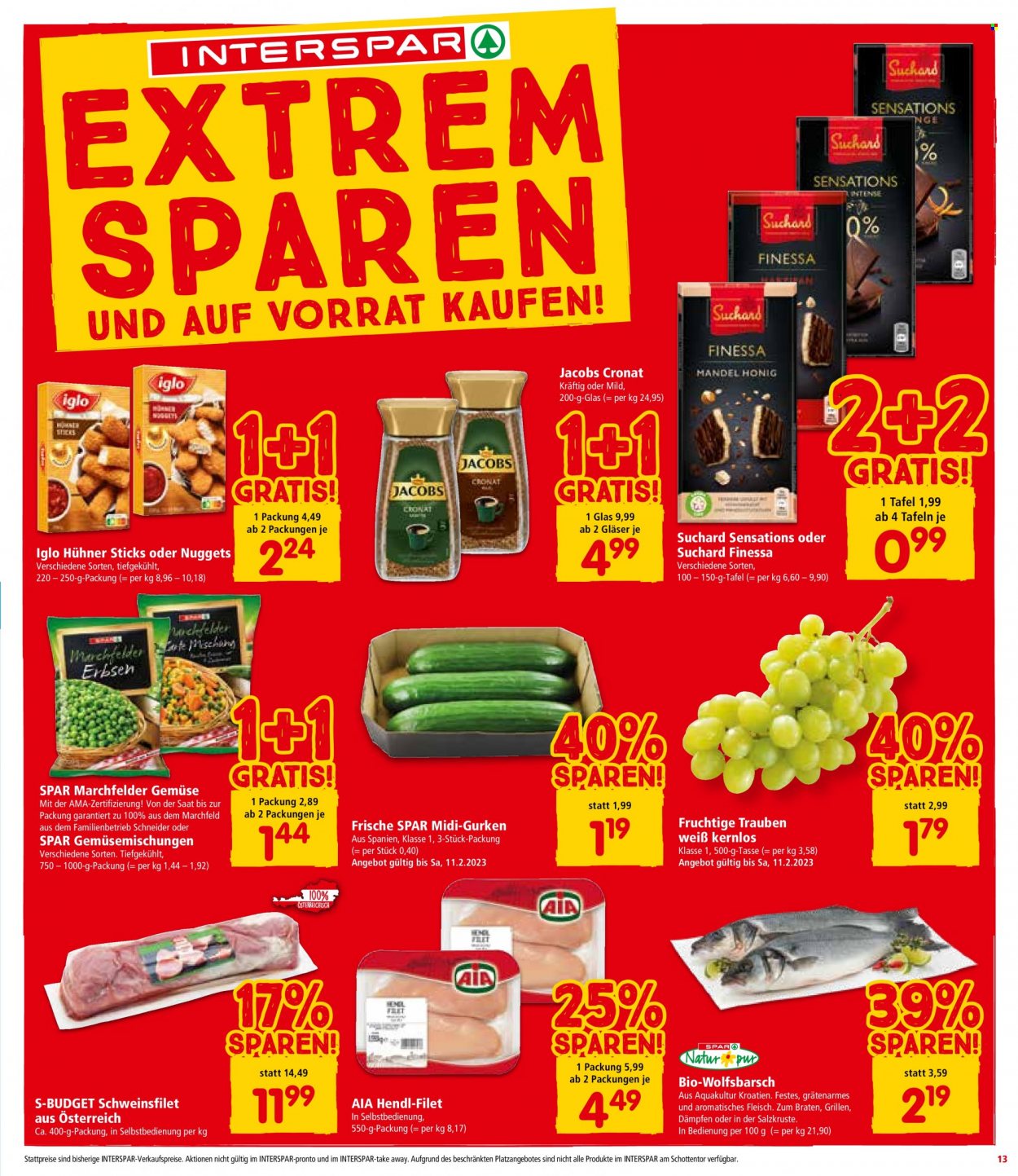 Angebote INTERSPAR - 9.2.2023 - 15.2.2023. Seite 13