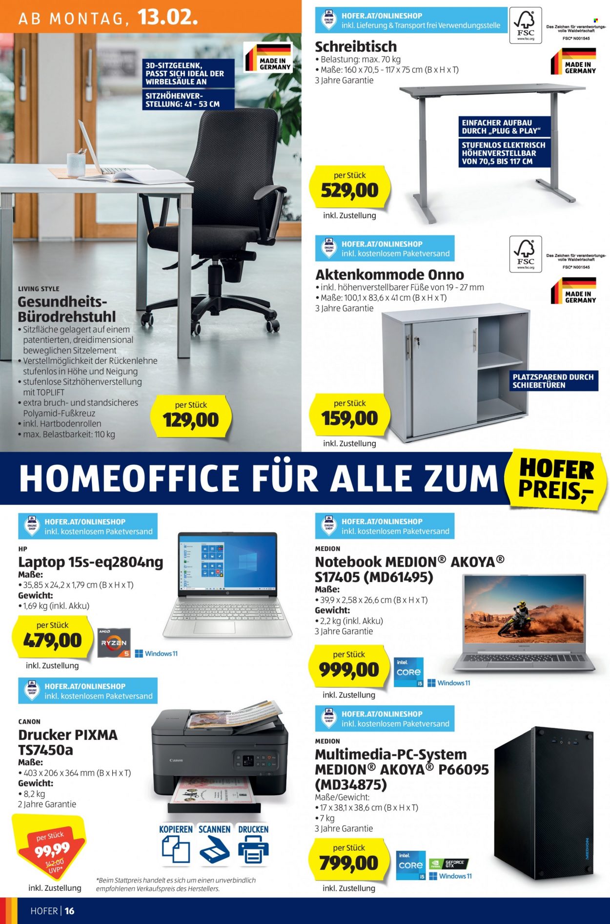 Angebote Hofer - 10.2.2023 - 16.2.2023. Seite 16