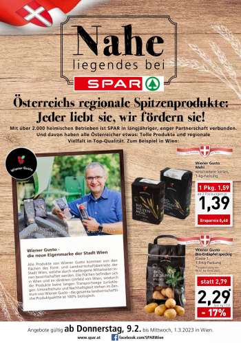 Angebote SPAR - 9.2.2023 - 1.3.2023.