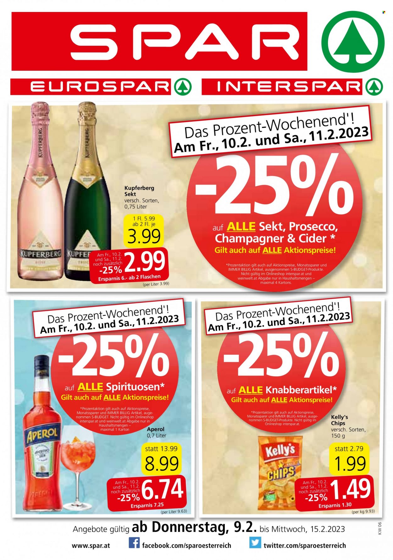 Angebote INTERSPAR - 9.2.2023 - 15.2.2023. Seite 1