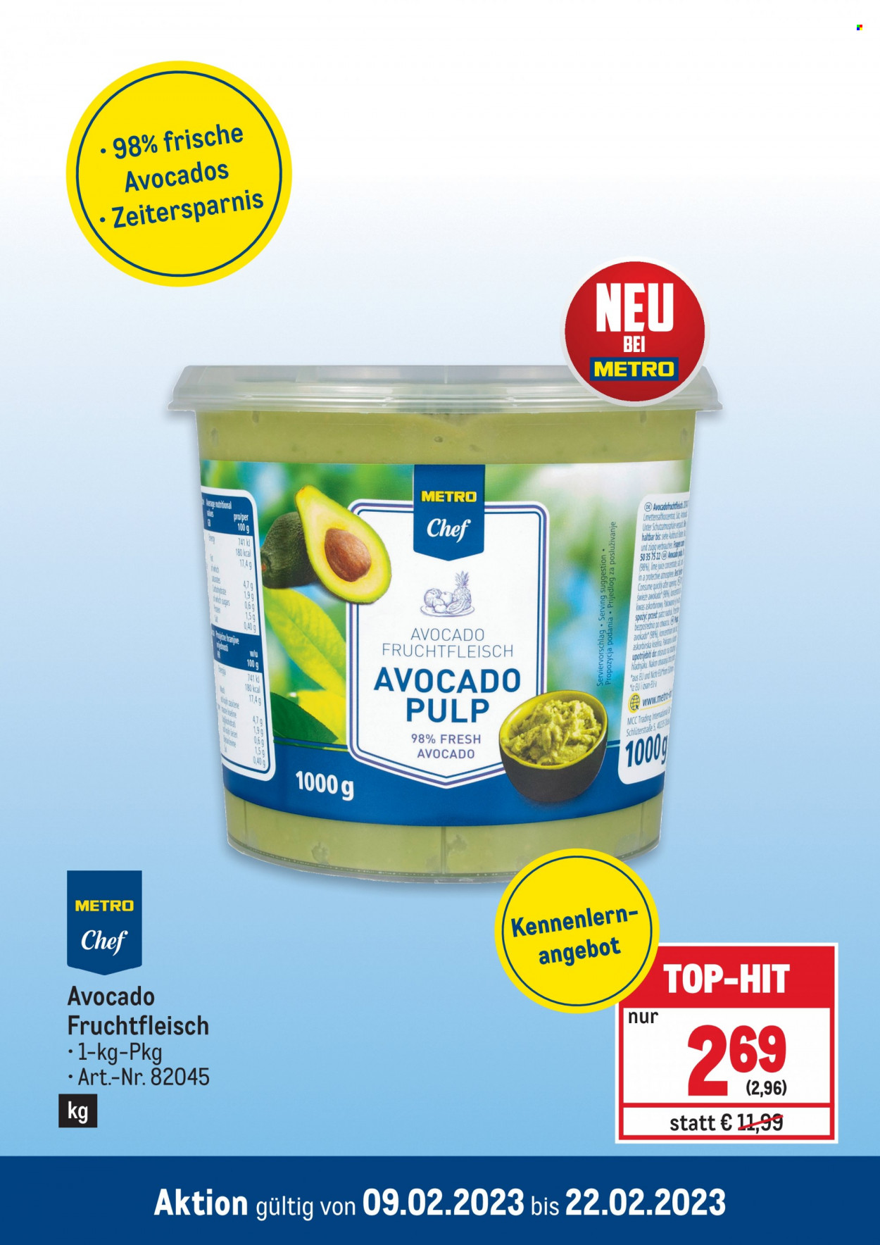 Angebote Metro - 9.2.2023 - 22.2.2023. Seite 1