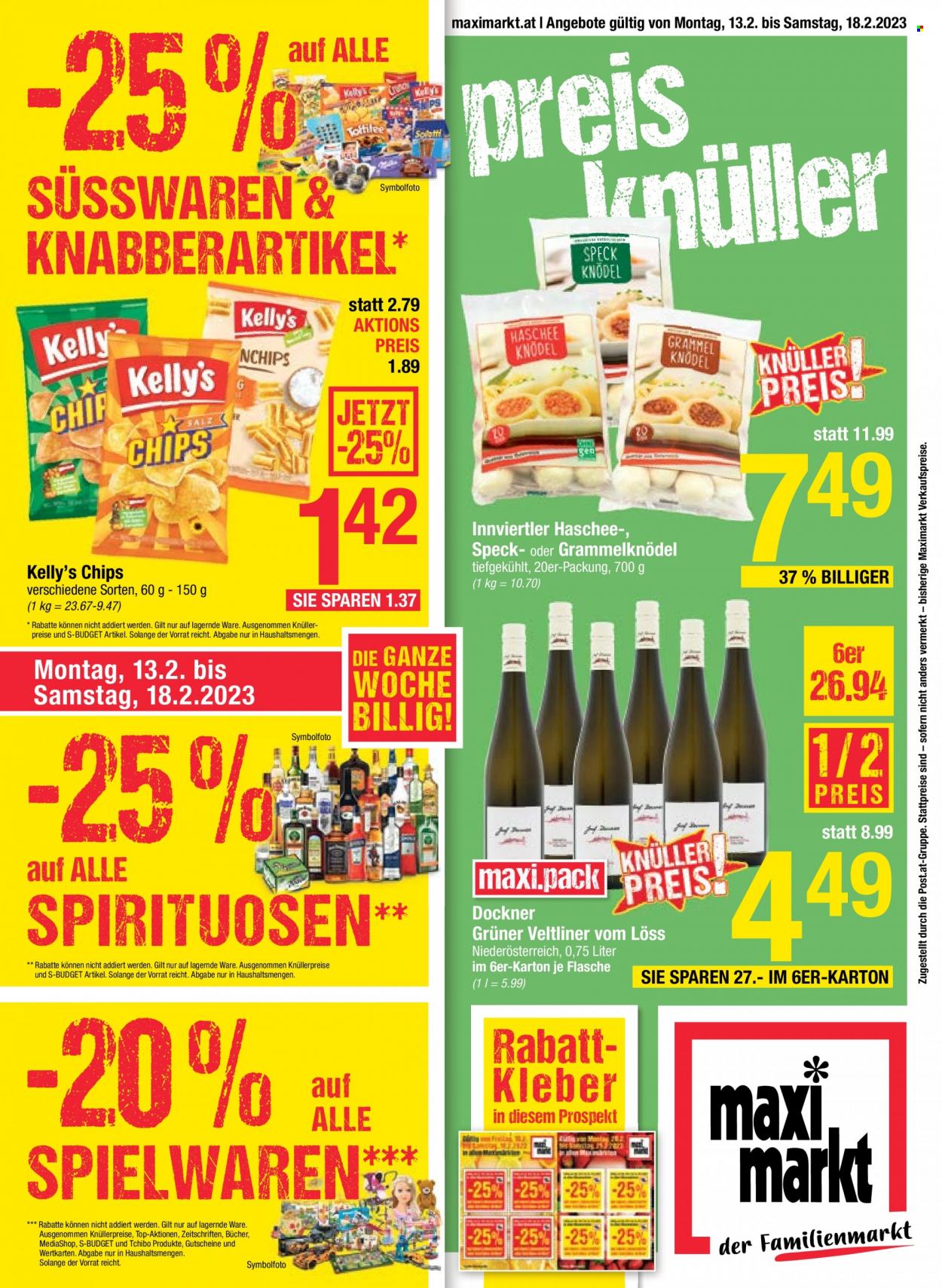 Angebote Maximarkt - 13.2.2023 - 18.2.2023. Seite 1
