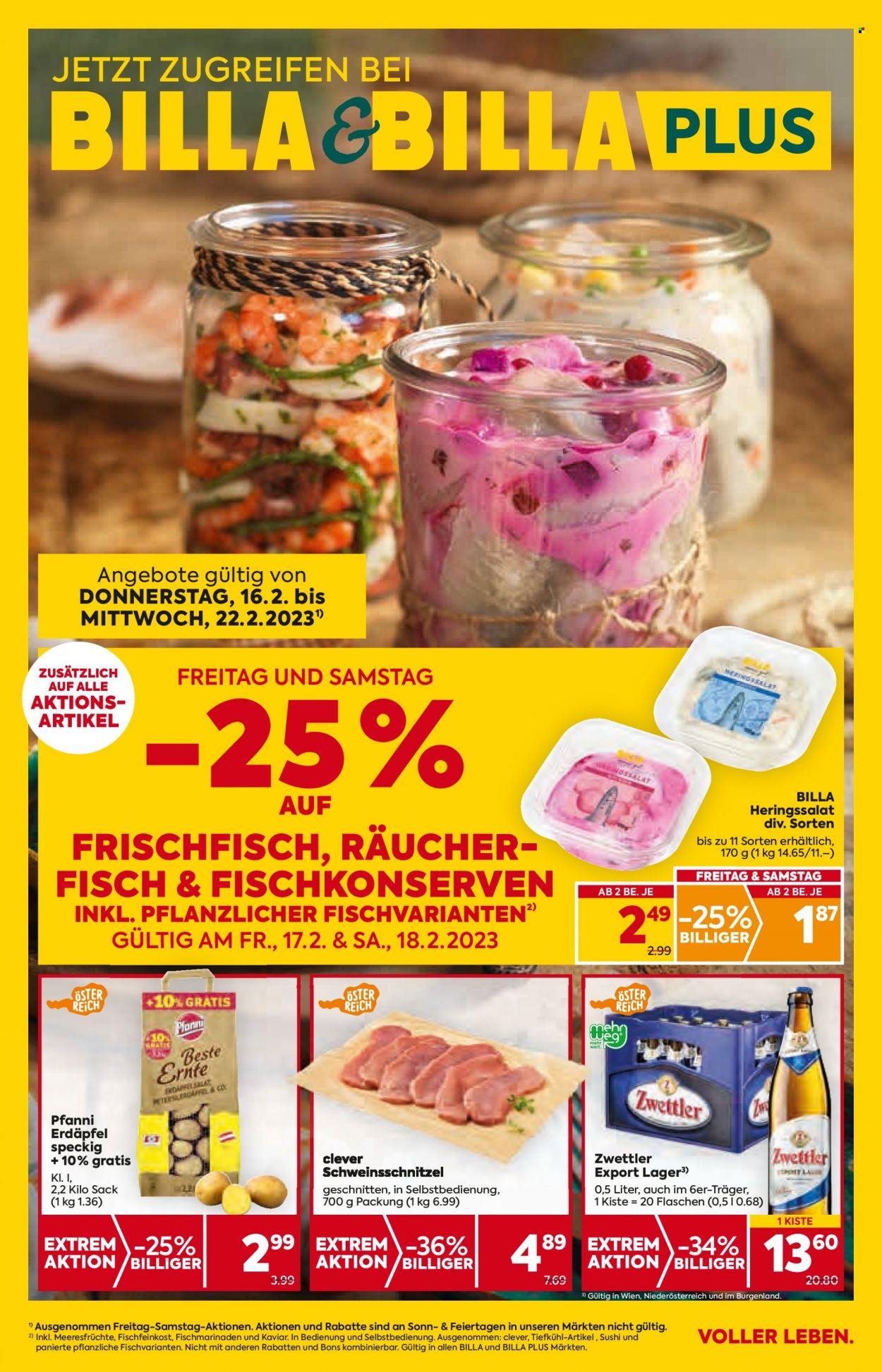 Angebote Billa - 16.2.2023 - 22.2.2023. Seite 1