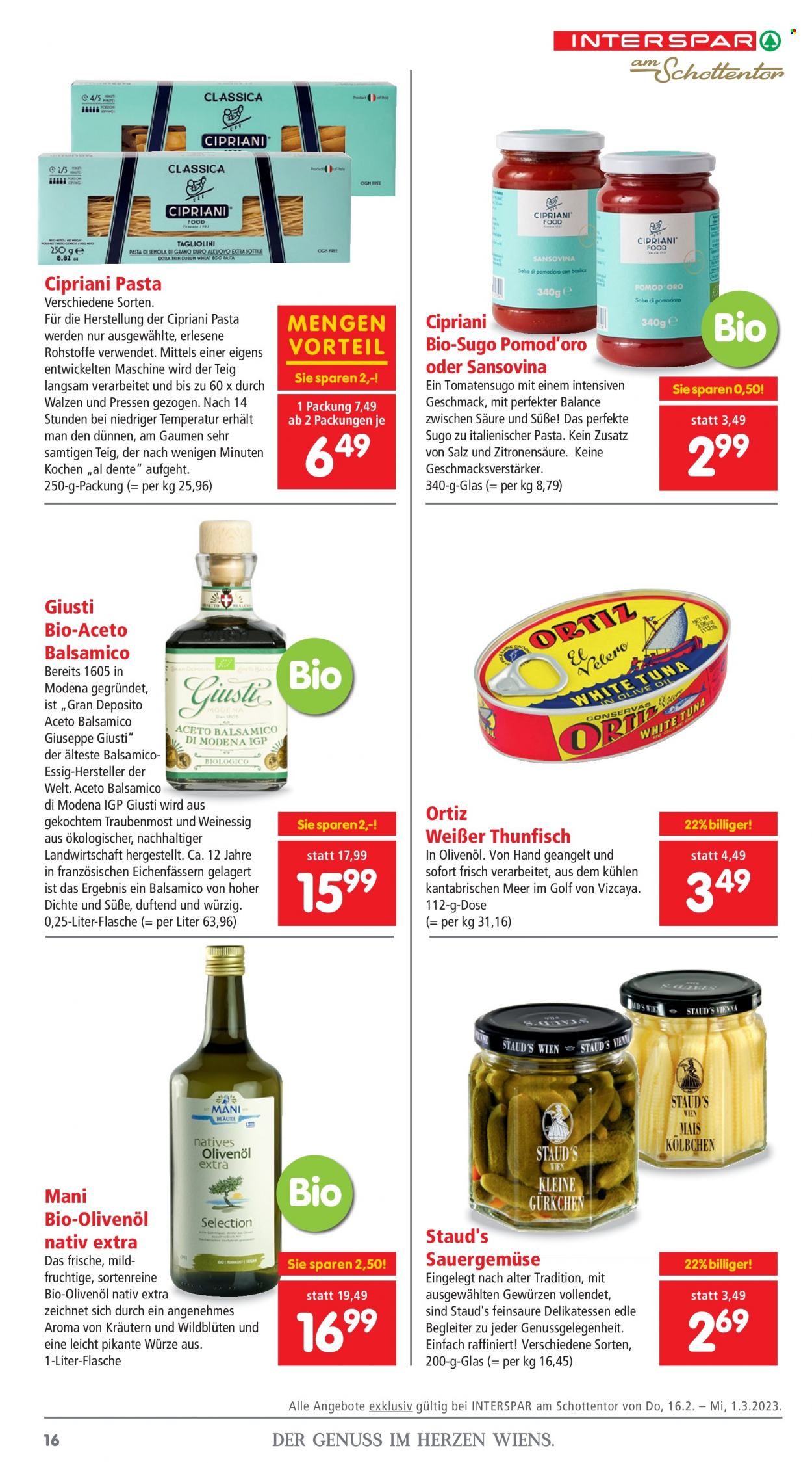 Angebote INTERSPAR - 16.2.2023 - 1.3.2023. Seite 16