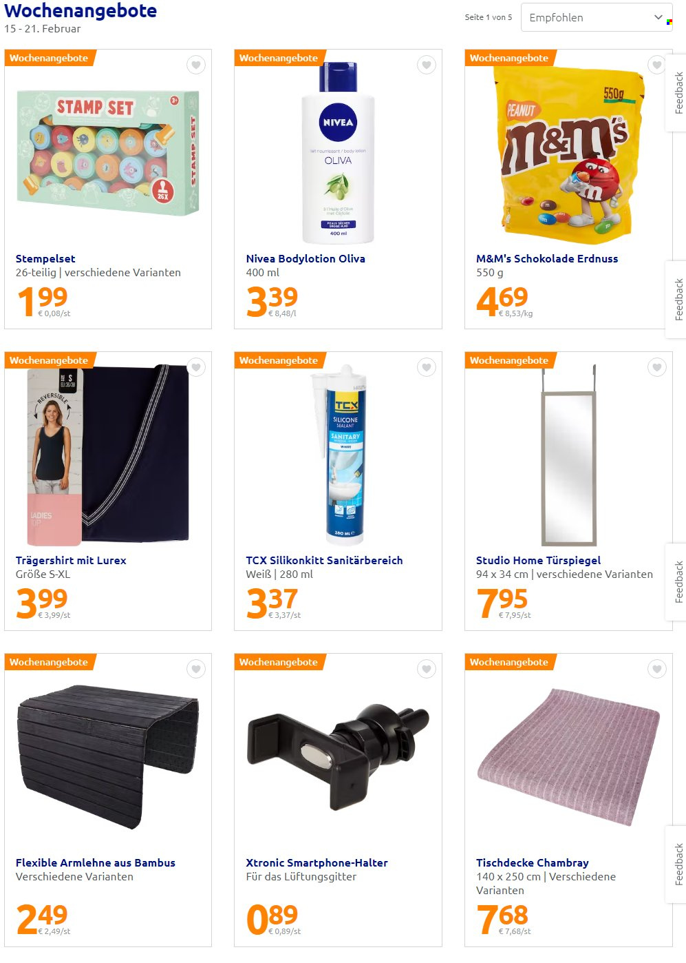 Angebote Action. Seite 1
