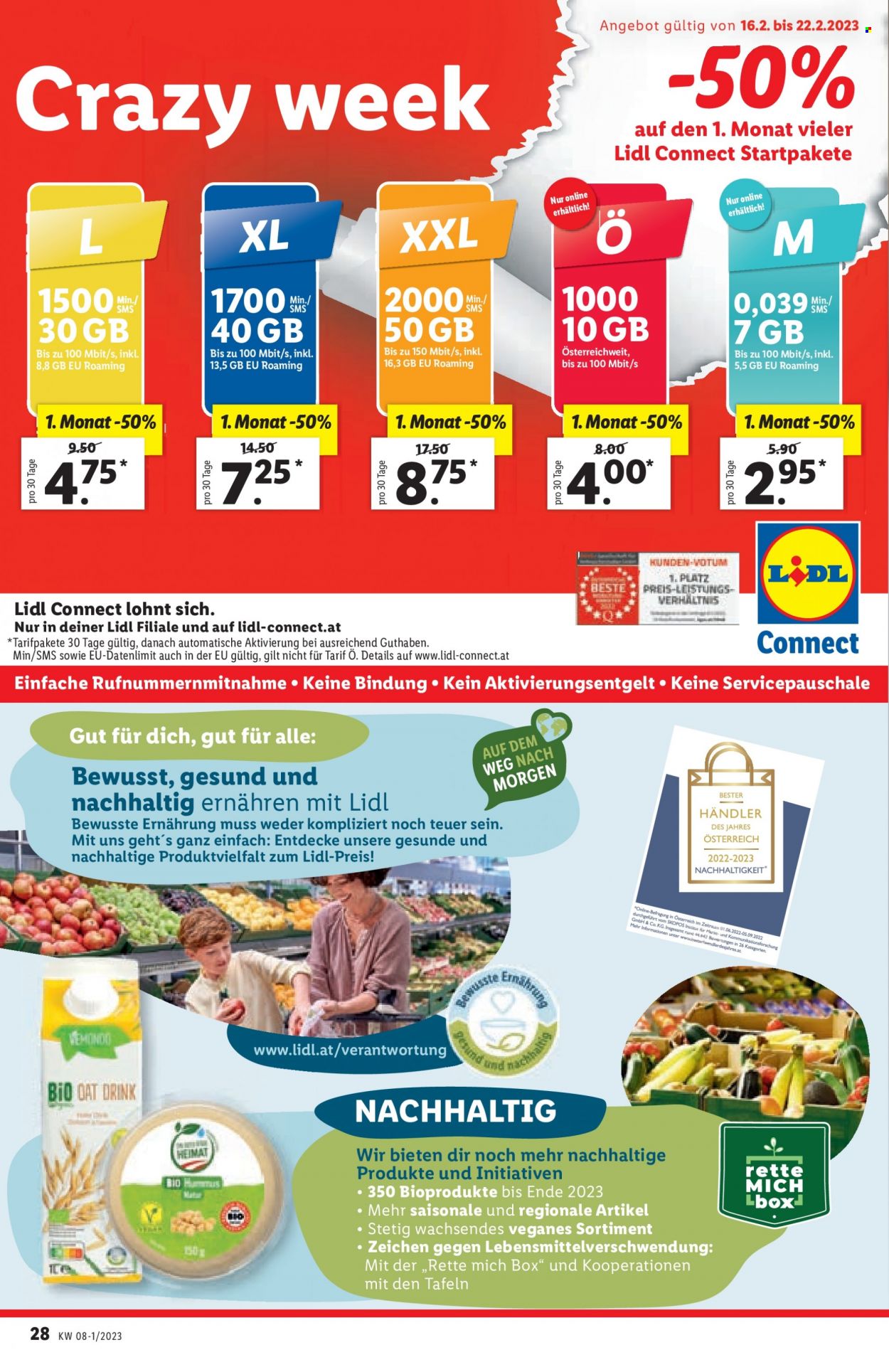 Angebote Lidl - 16.2.2023 - 22.2.2023. Seite 28