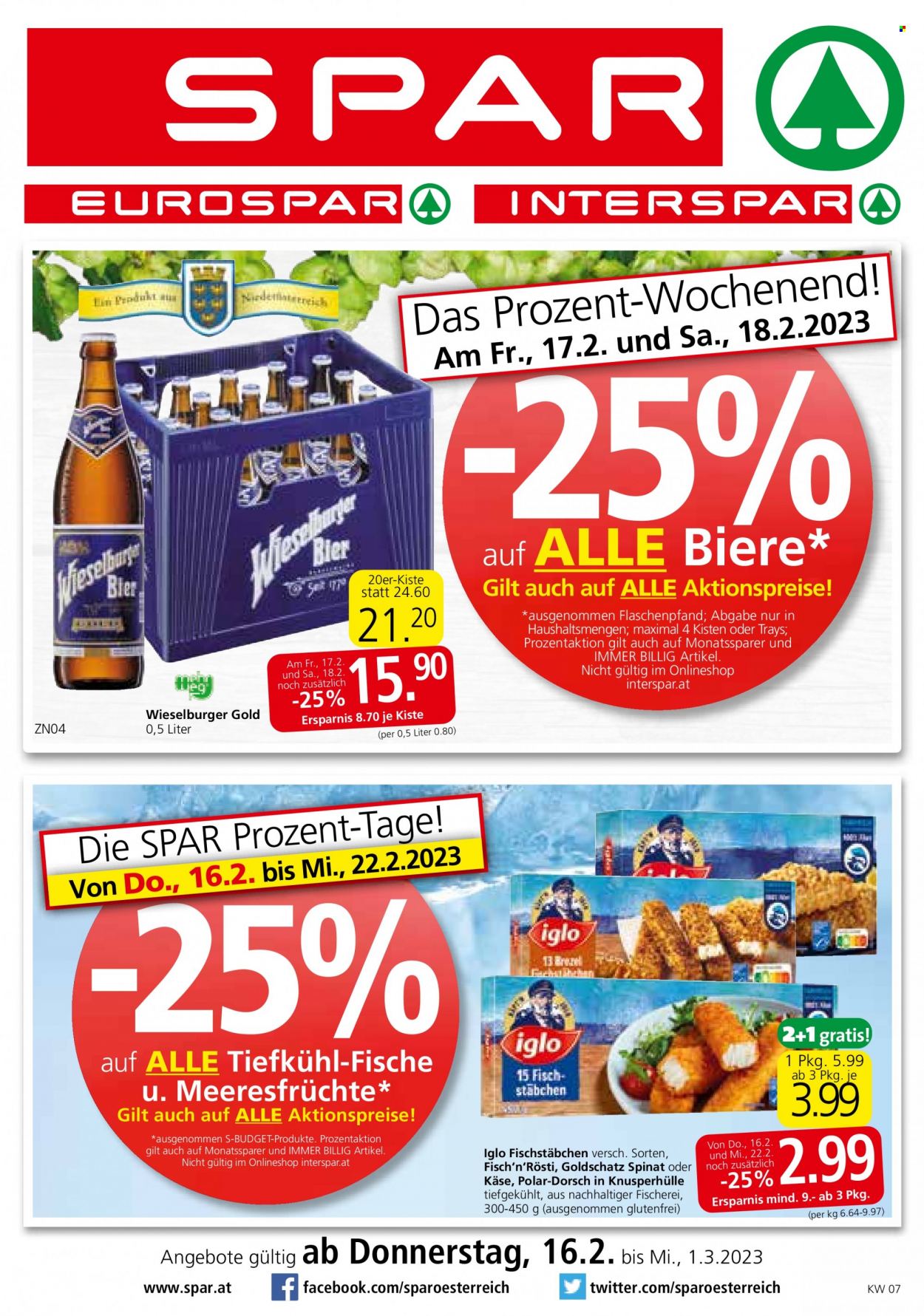 Angebote INTERSPAR - 16.2.2023 - 1.3.2023. Seite 1