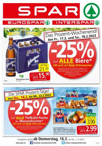 Angebote INTERSPAR - 16.2.2023 - 1.3.2023.