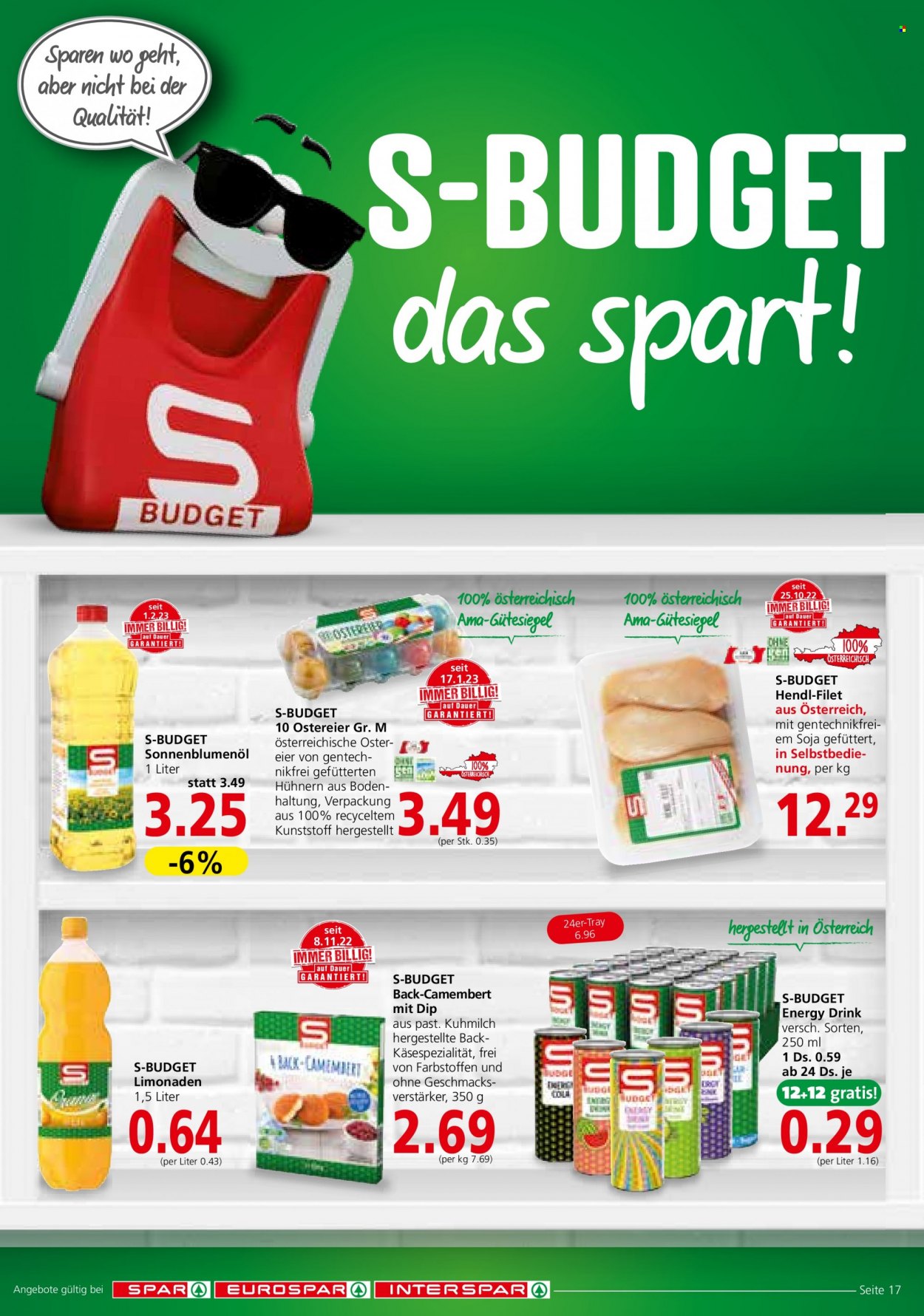 Angebote INTERSPAR - 16.2.2023 - 1.3.2023. Seite 17