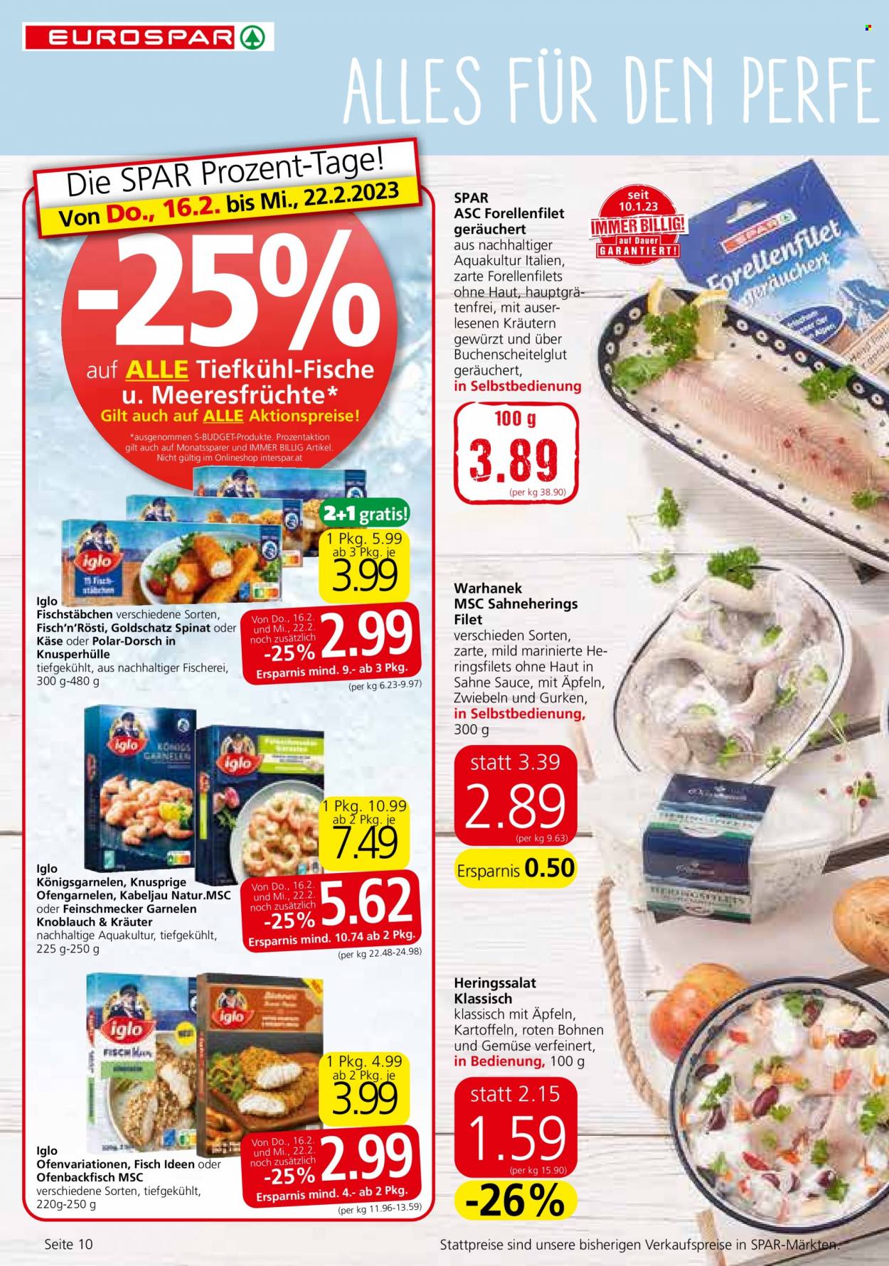 Angebote EUROSPAR - 16.2.2023 - 1.3.2023. Seite 10