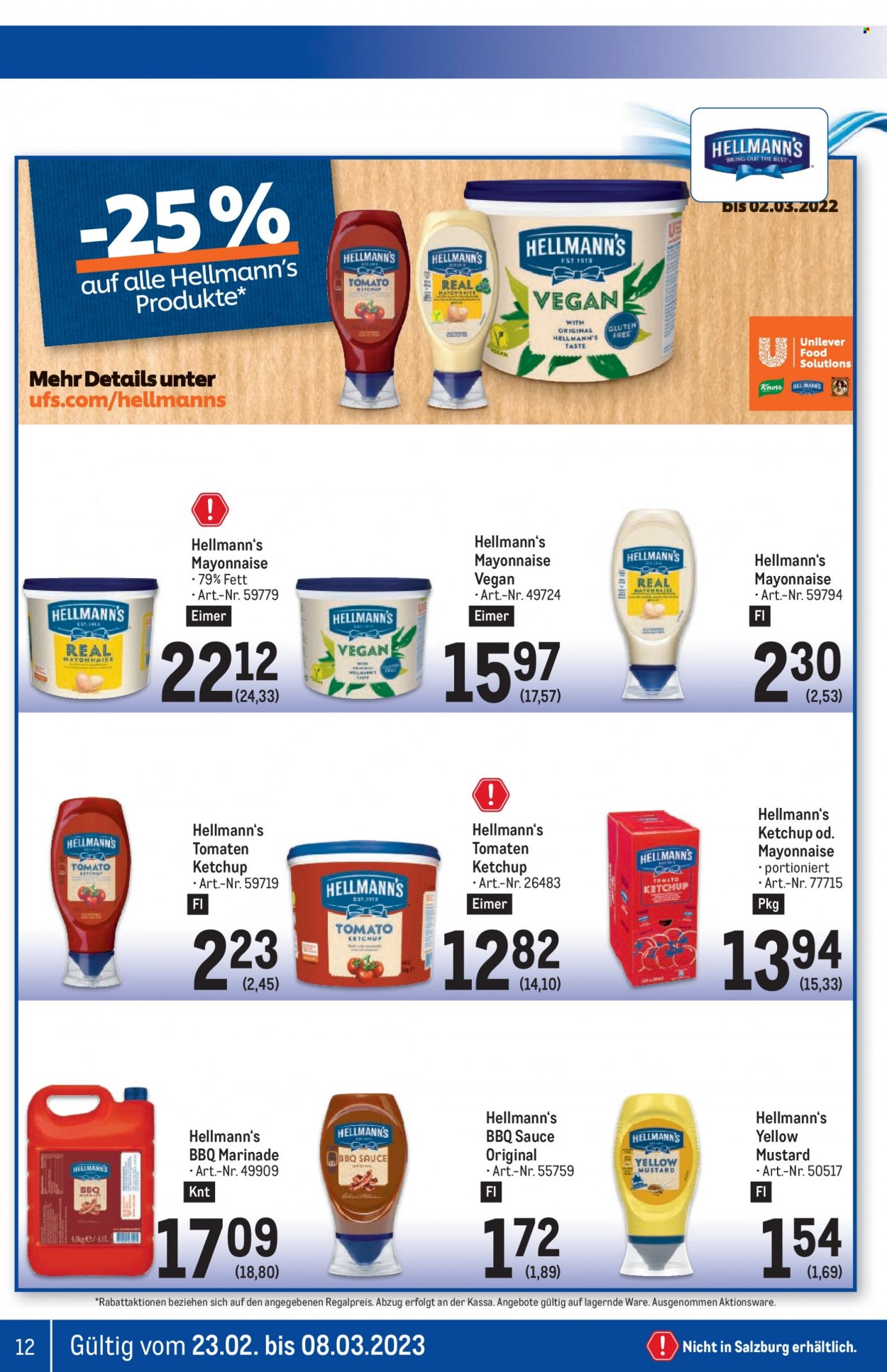 Angebote Metro - 23.2.2023 - 8.3.2023. Seite 12
