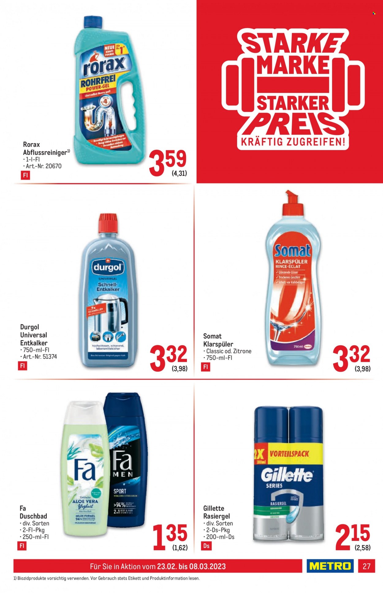 Angebote Metro - 23.2.2023 - 8.3.2023. Seite 27