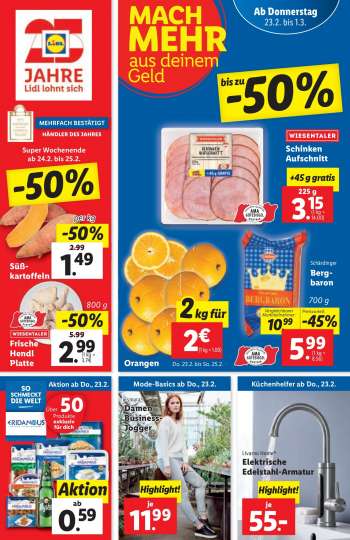 Angebote Lidl - 23.2.2023 - 1.3.2023.