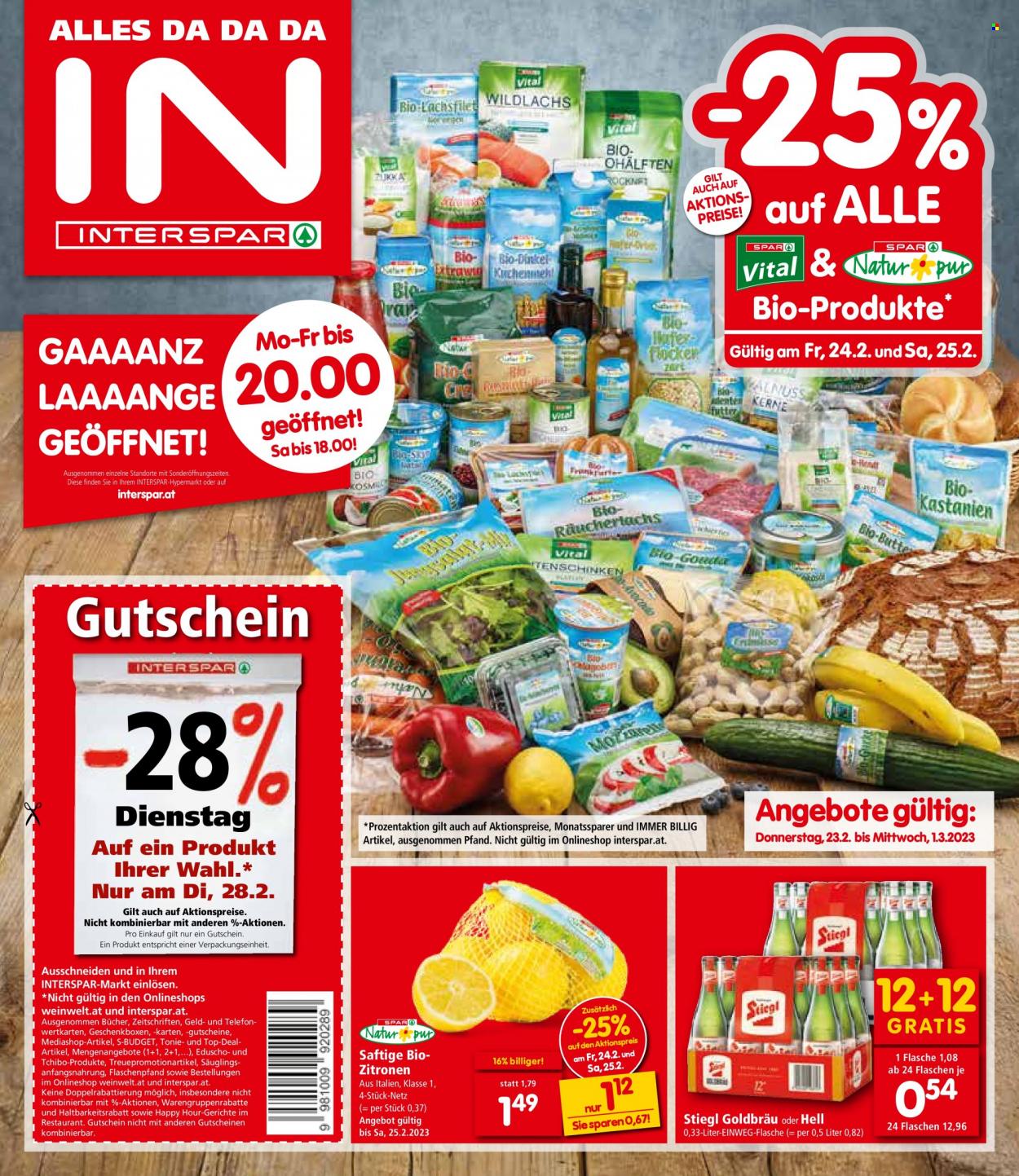 Angebote INTERSPAR - 23.2.2023 - 1.3.2023. Seite 1