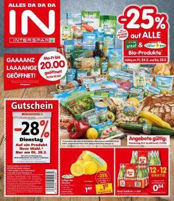Angebote INTERSPAR - 23.2.2023 - 1.3.2023.