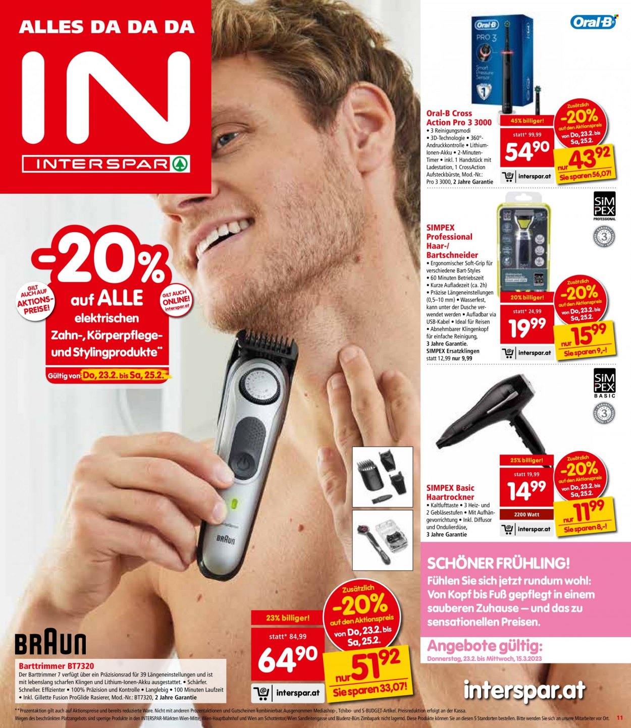 Angebote INTERSPAR - 23.2.2023 - 1.3.2023. Seite 11