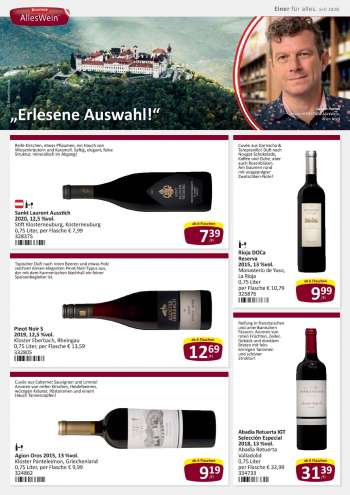 thumbnail - Pinot Noir S 2019 12,5 vol Kloster Eberbach Rheingau 0,75 Liter per Flasche 13,59 332805