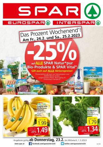 Angebote INTERSPAR - 23.2.2023 - 1.3.2023.