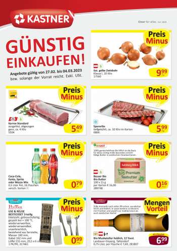 Angebote KASTNER - 27.2.2023 - 4.3.2023.