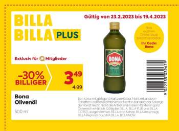 Angebote Billa - 23.2.2023 - 19.4.2023.