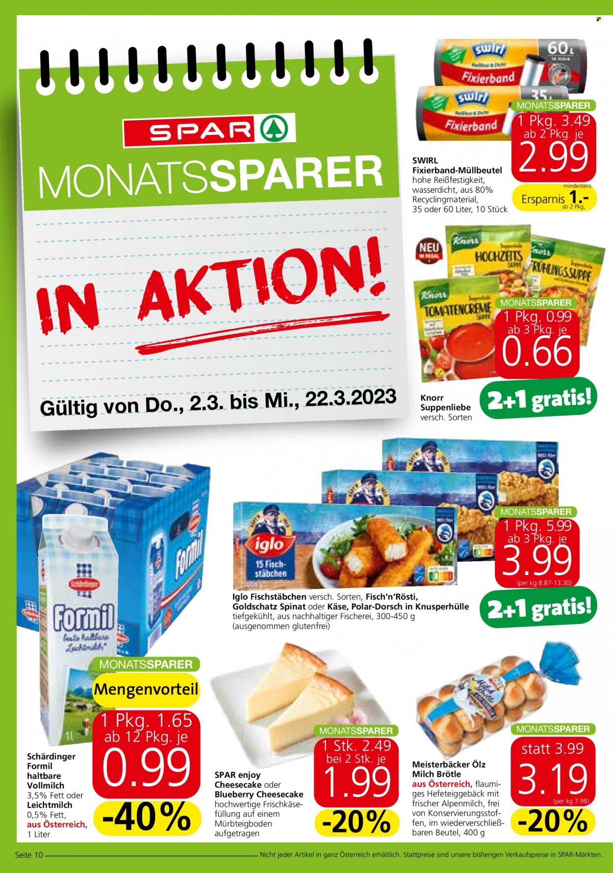 Angebote EUROSPAR - 2.3.2023 - 15.3.2023. Seite 10