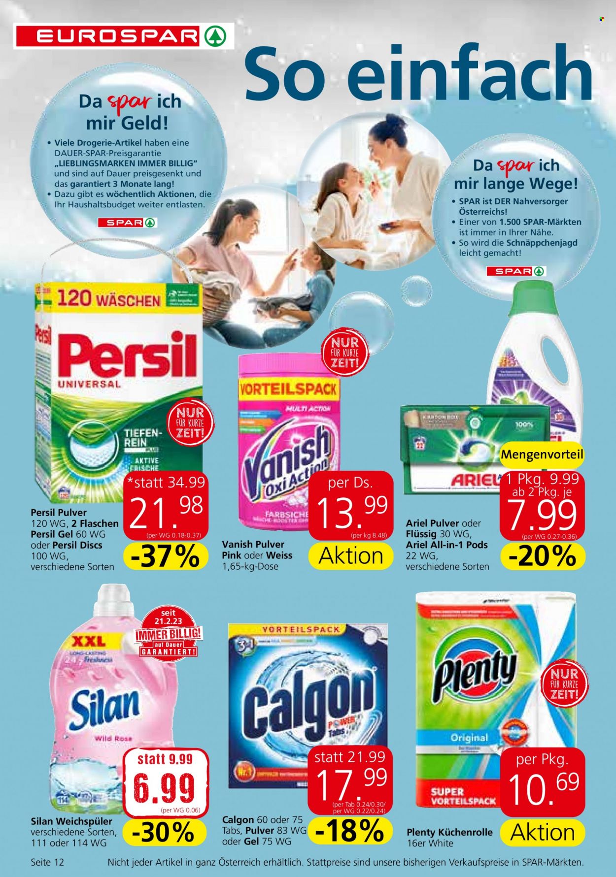 Angebote EUROSPAR - 2.3.2023 - 15.3.2023. Seite 12