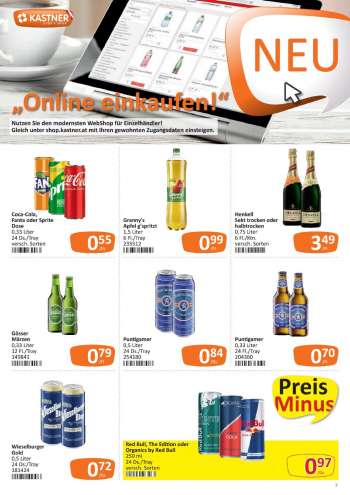 thumbnail - Coca Cola Fanta oder Sprite Dose 0,33 Liter 24 Ds./Tray versch Sorten
