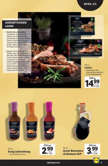 thumbnail - Deluxe Lamm Lammfilets oder Lammlachse mariniert In der Tiefkühltruhe