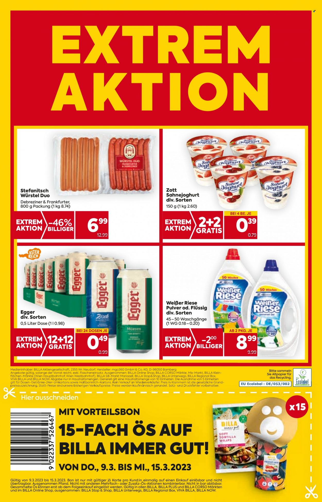 Angebote Billa - 9.3.2023 - 15.3.2023. Seite 16
