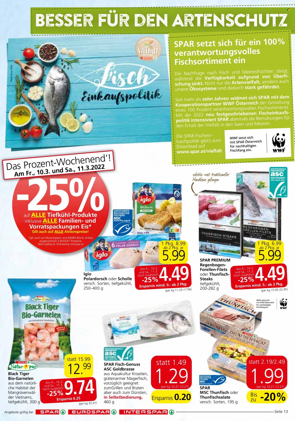 Angebote EUROSPAR - 9.3.2023 - 15.3.2023. Seite 13