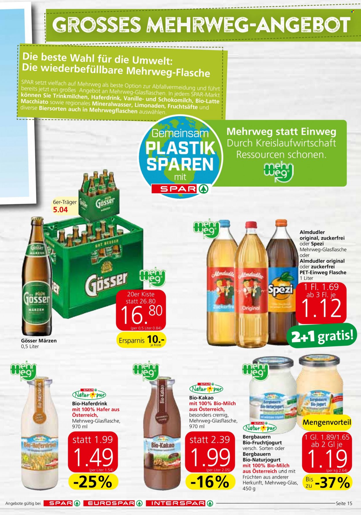 Angebote EUROSPAR - 9.3.2023 - 15.3.2023. Seite 15