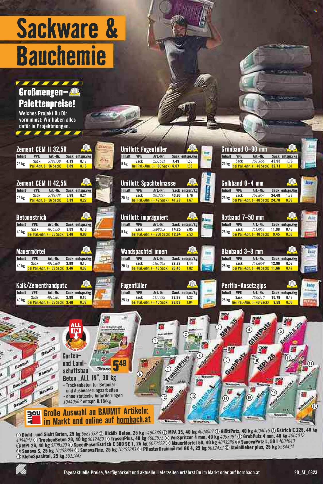 Angebote Hornbach - 1.3.2023 - 31.3.2023. Seite 20
