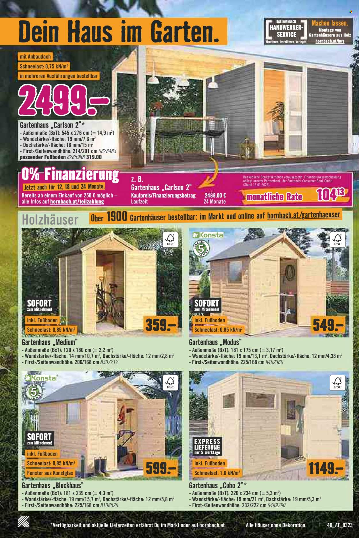 Angebote Hornbach - 1.3.2023 - 31.3.2023. Seite 40