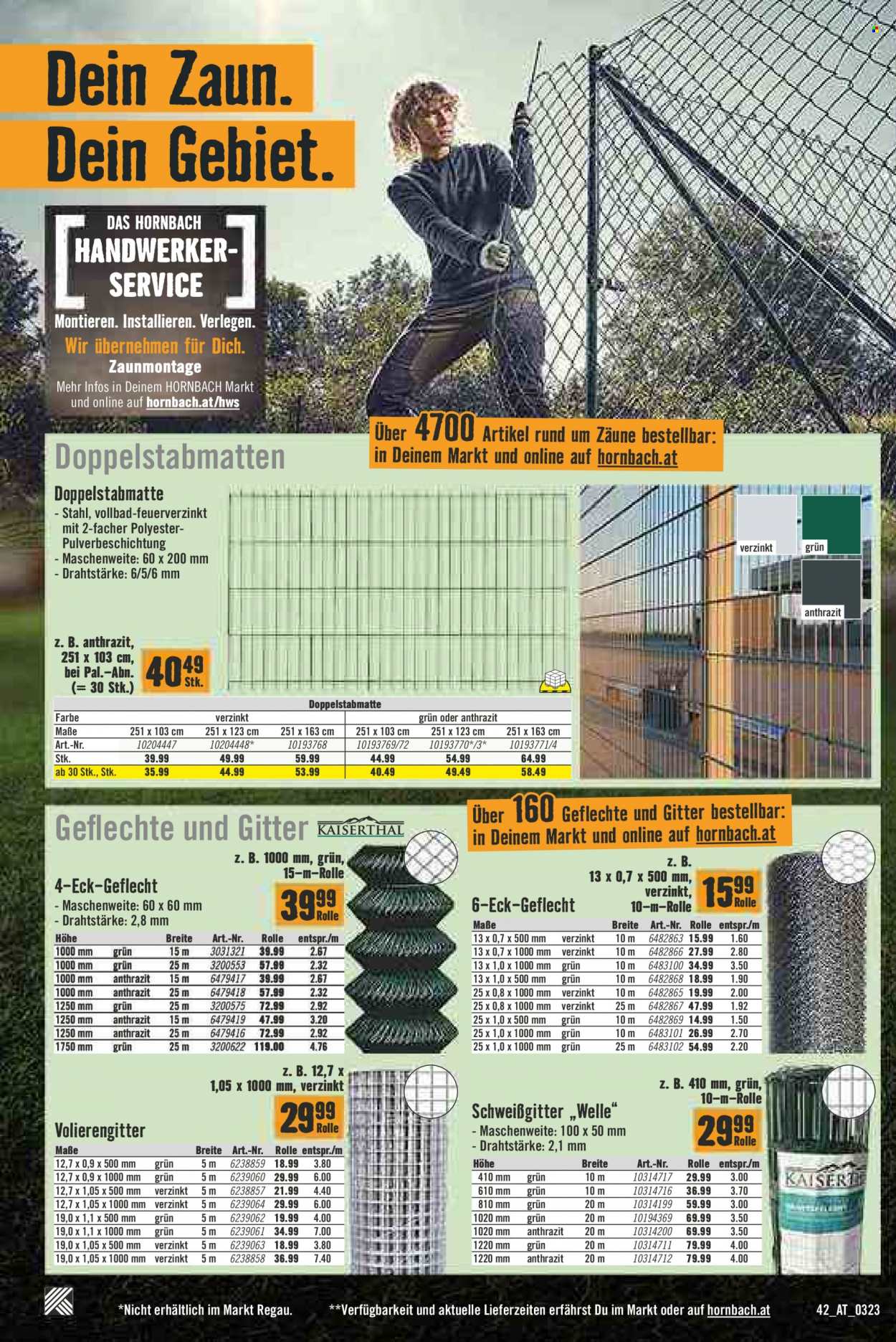 Angebote Hornbach - 1.3.2023 - 31.3.2023. Seite 42