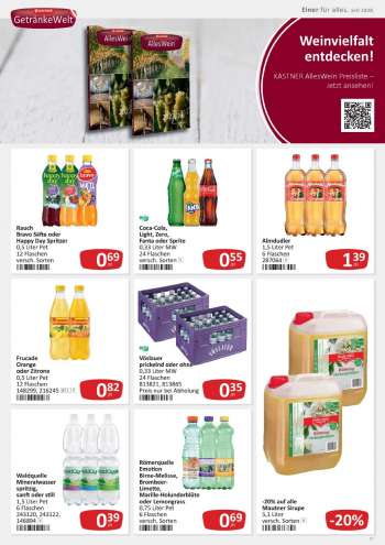 thumbnail - Coca Cola Light Zero Fanta oder Sprite 0,33 Liter MW 24 Flaschen versch Sorten V