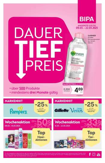 Bipa Flugblatt