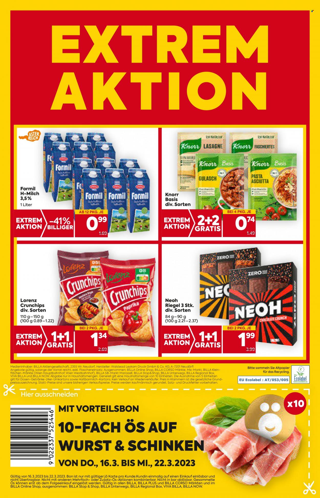 Angebote Billa - 16.3.2023 - 22.3.2023. Seite 16