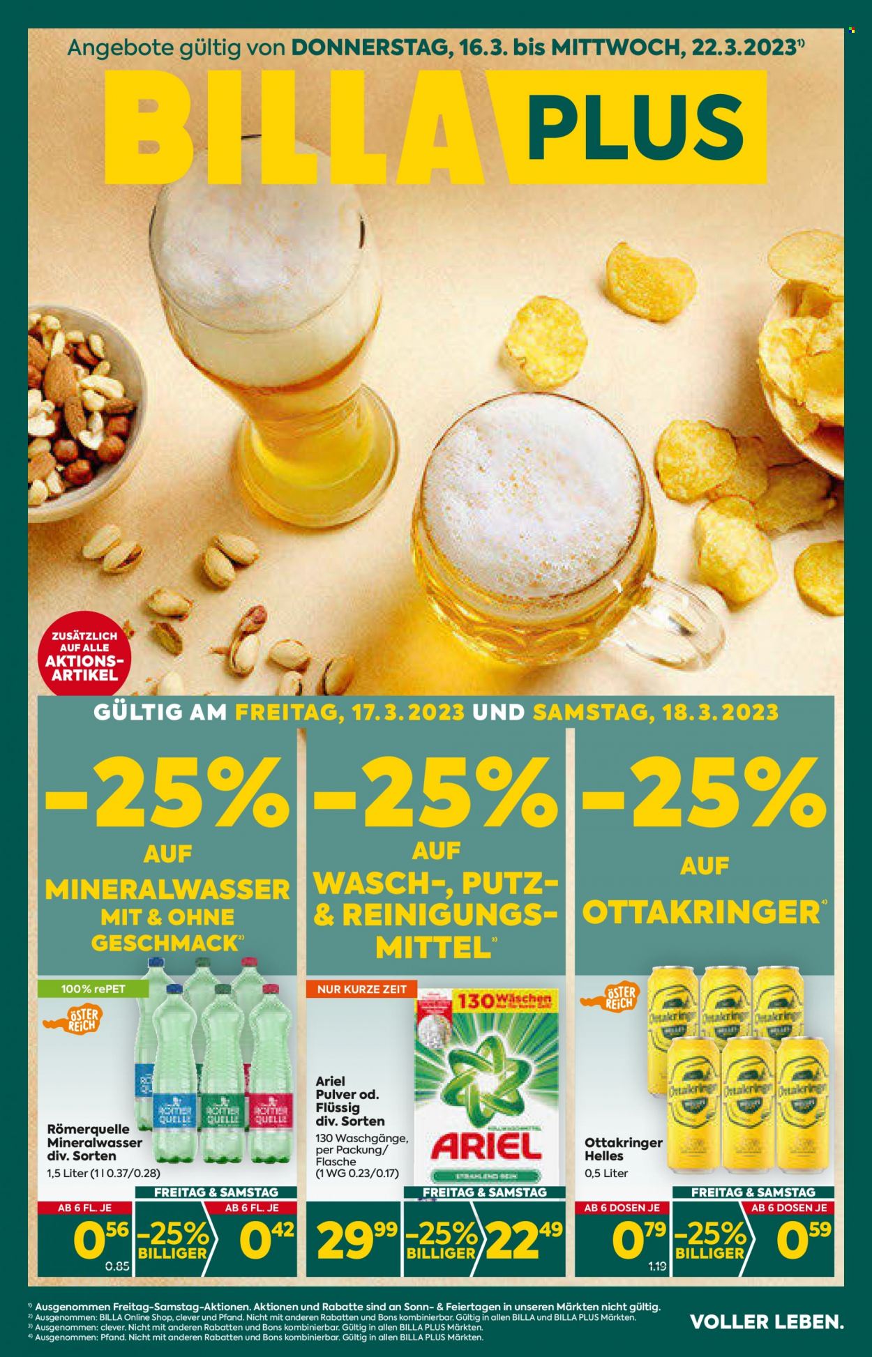 Angebote Billa Plus - 16.3.2023 - 22.3.2023. Seite 1