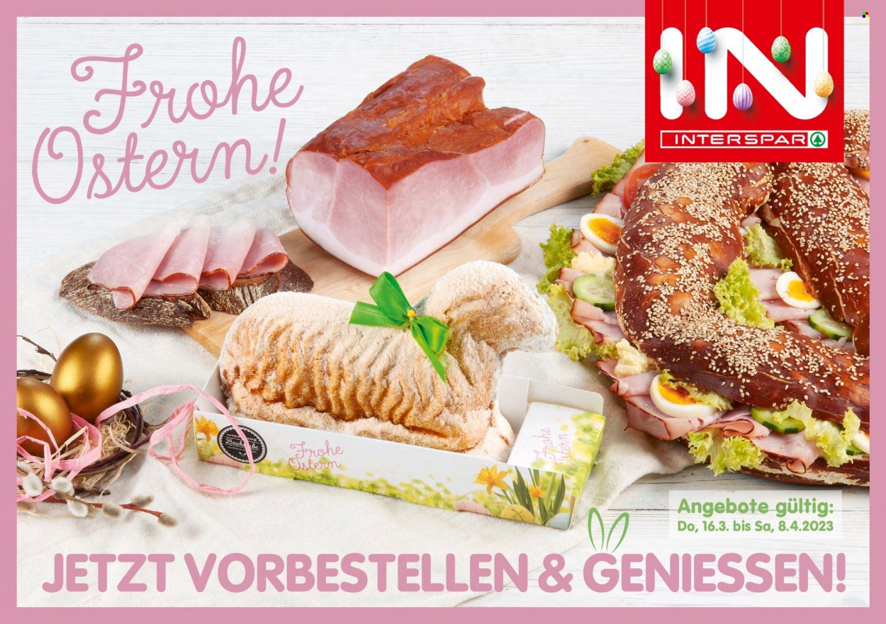 Angebote INTERSPAR - 16.3.2023 - 8.4.2023. Seite 1