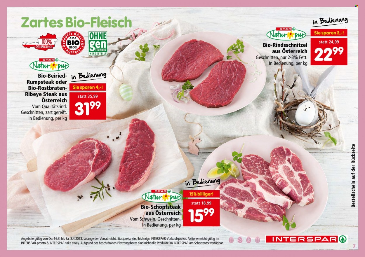 Angebote INTERSPAR - 16.3.2023 - 8.4.2023. Seite 7