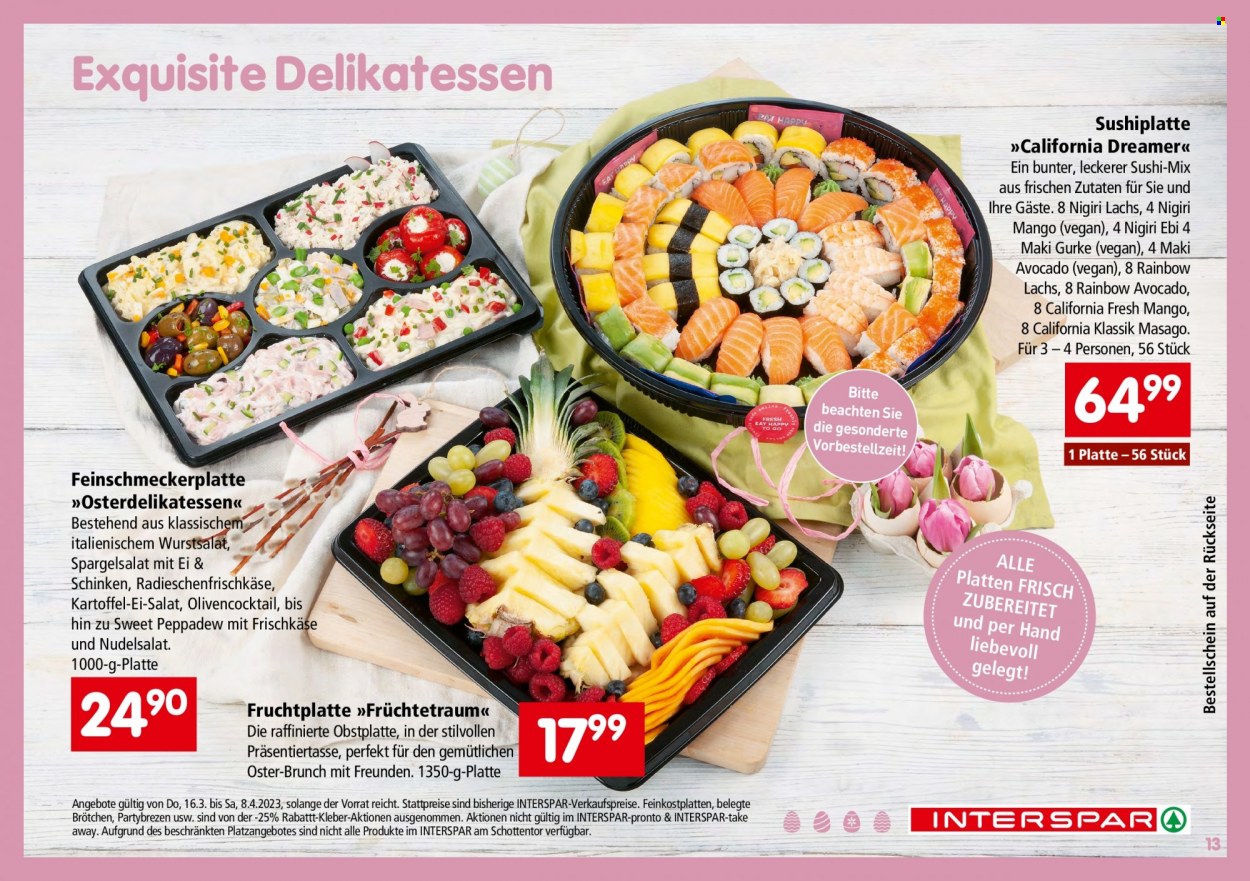 Angebote INTERSPAR - 16.3.2023 - 8.4.2023. Seite 13