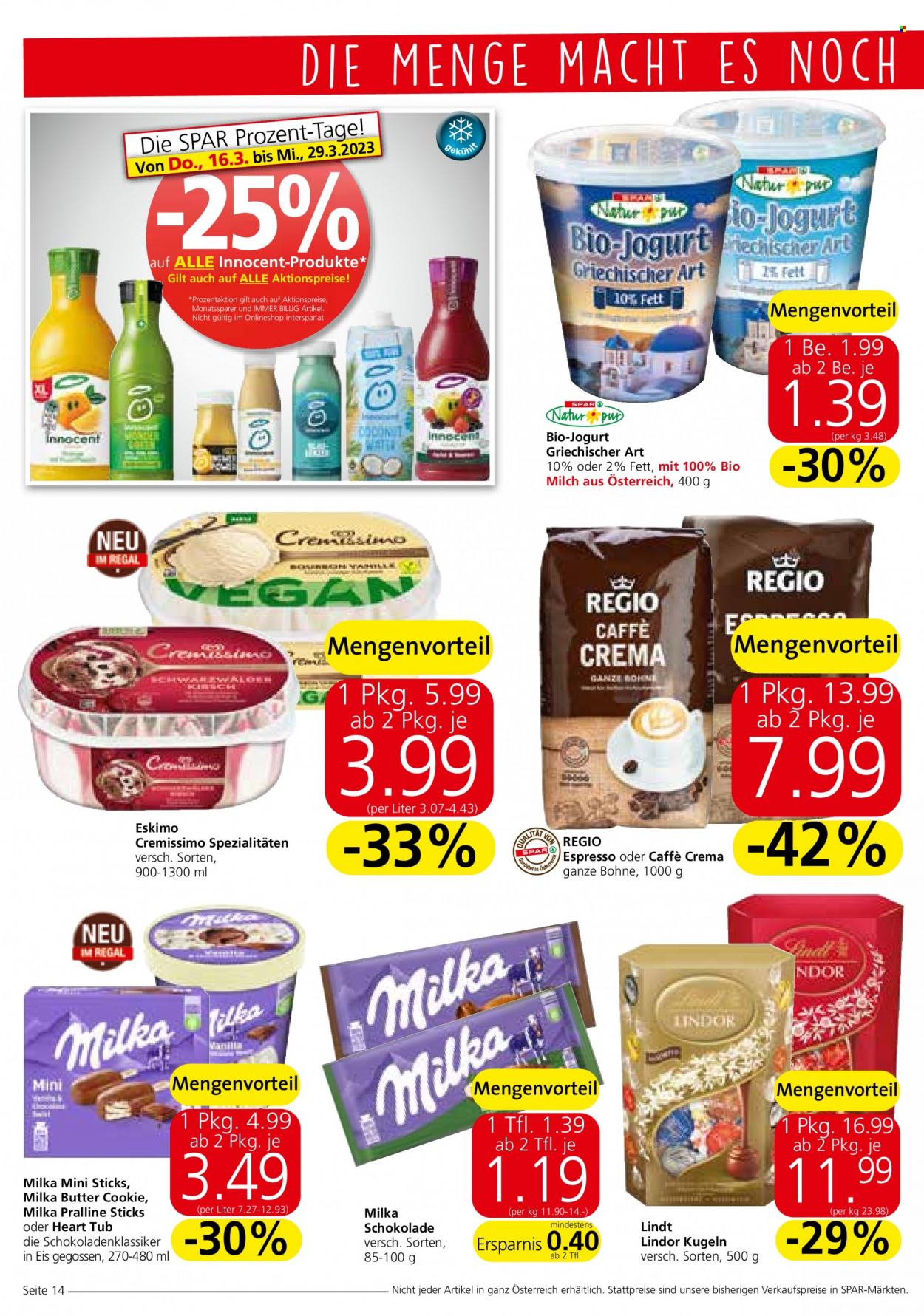 Angebote INTERSPAR - 16.3.2023 - 29.3.2023. Seite 14