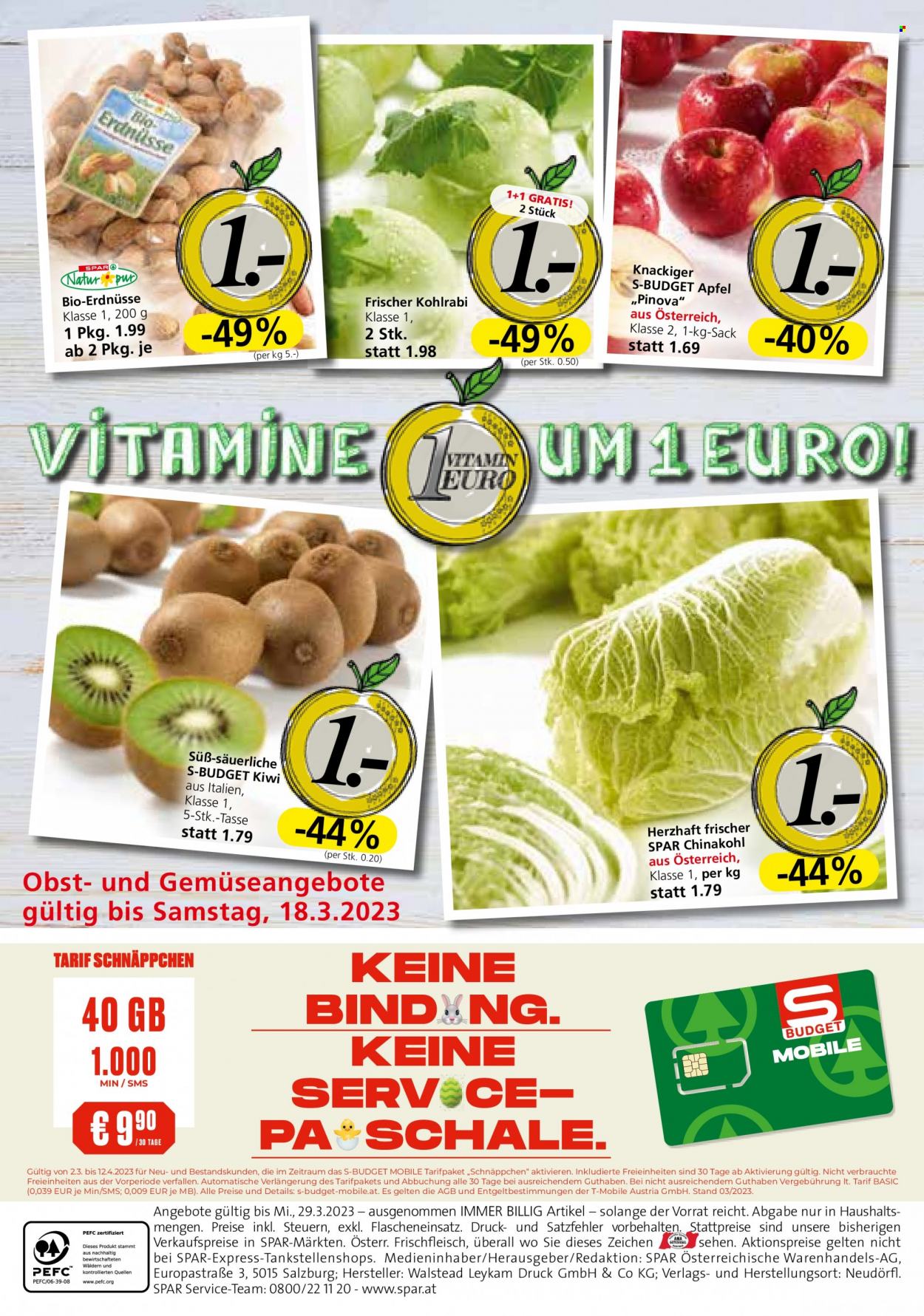 Angebote INTERSPAR - 16.3.2023 - 29.3.2023. Seite 20