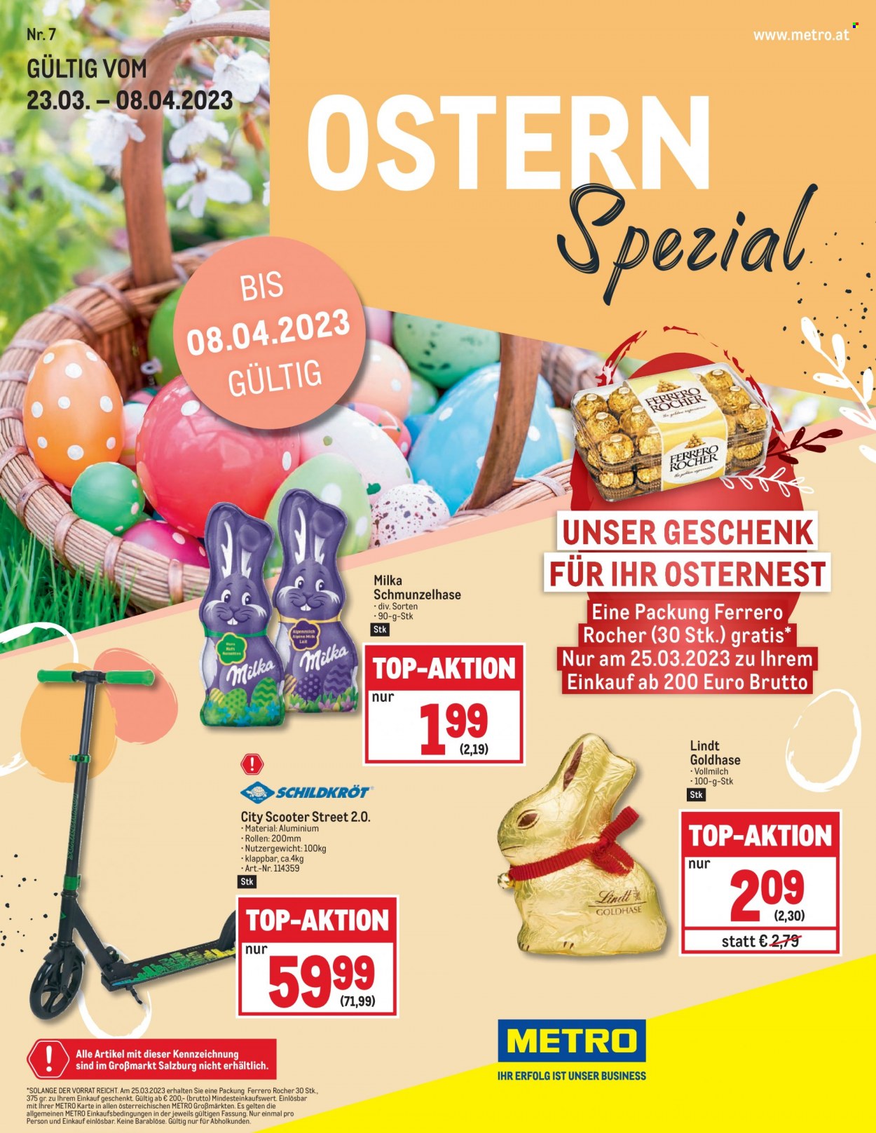 Angebote Metro - 23.3.2023 - 8.4.2023. Seite 1