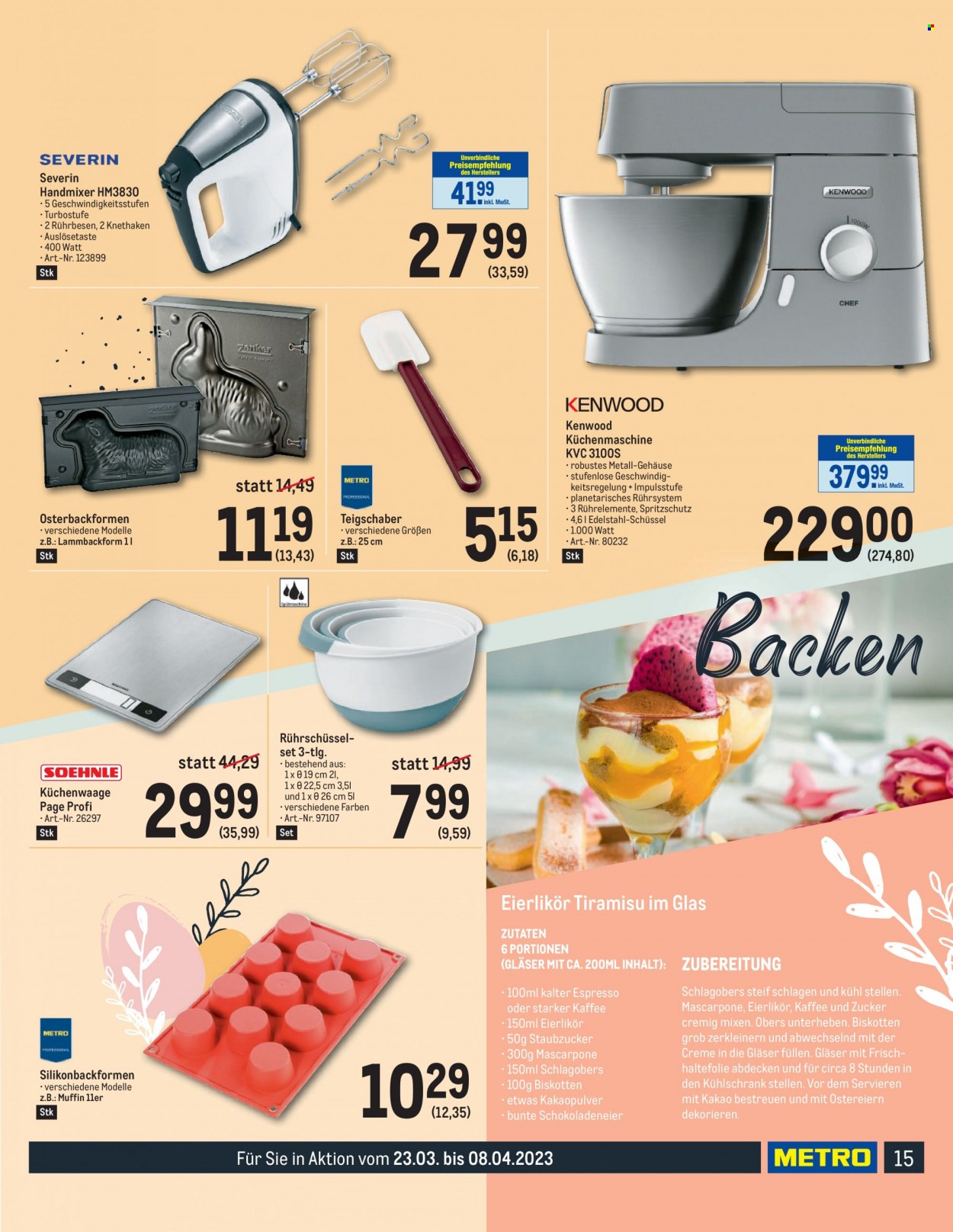 Angebote Metro - 23.3.2023 - 8.4.2023. Seite 15