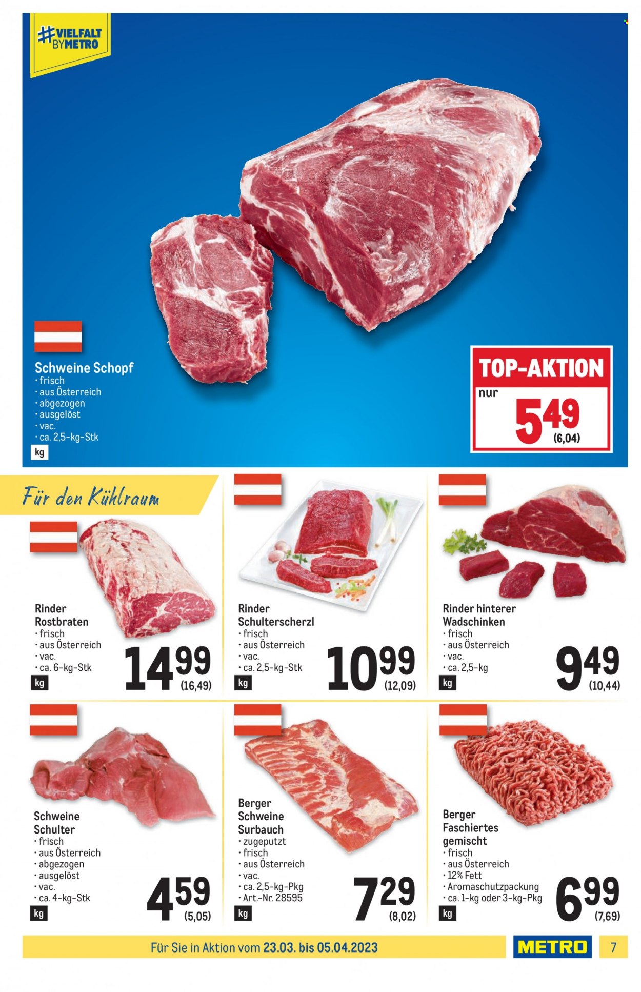 Angebote Metro - 23.3.2023 - 5.4.2023. Seite 7
