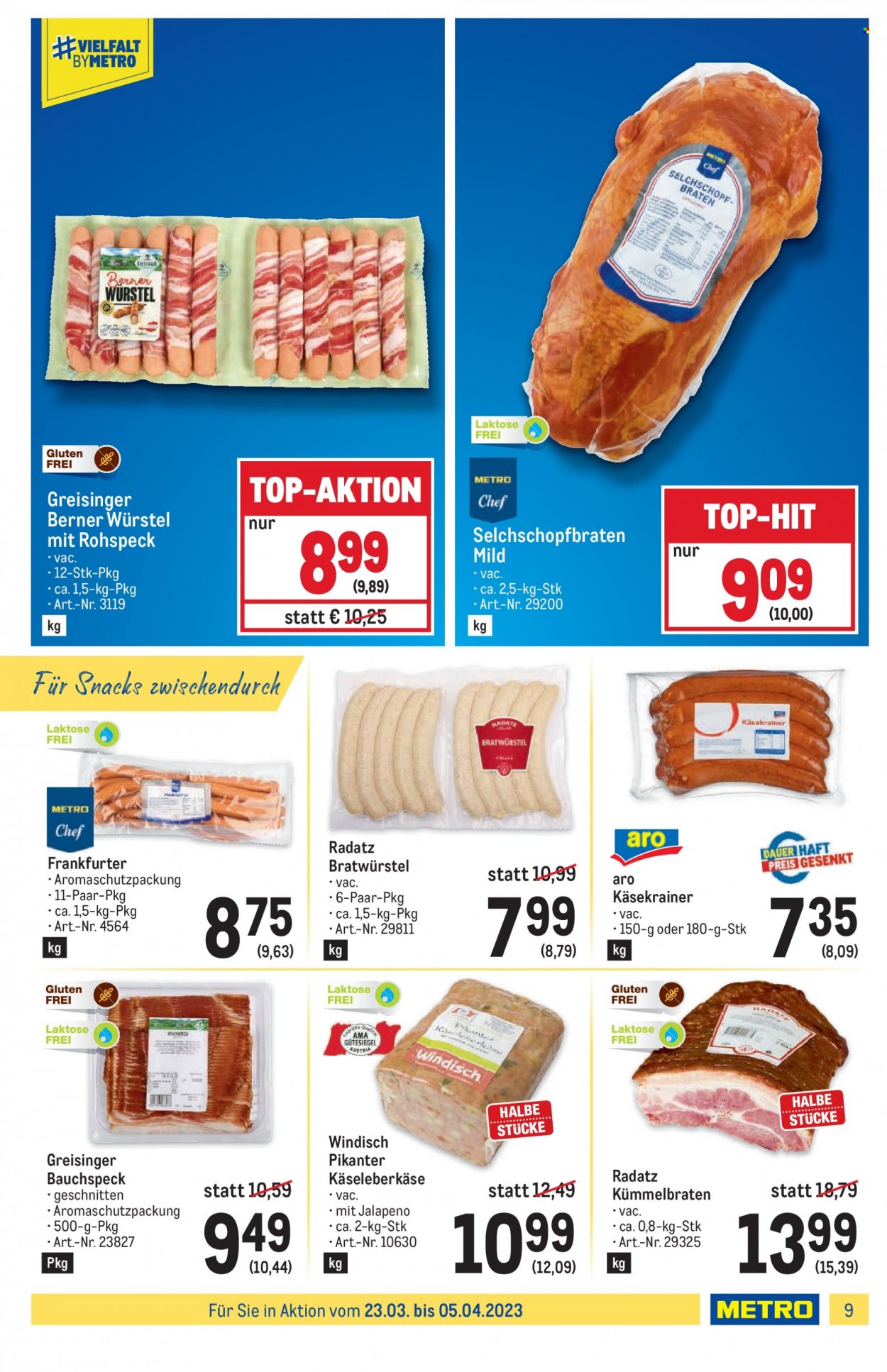 Angebote Metro - 23.3.2023 - 5.4.2023. Seite 9