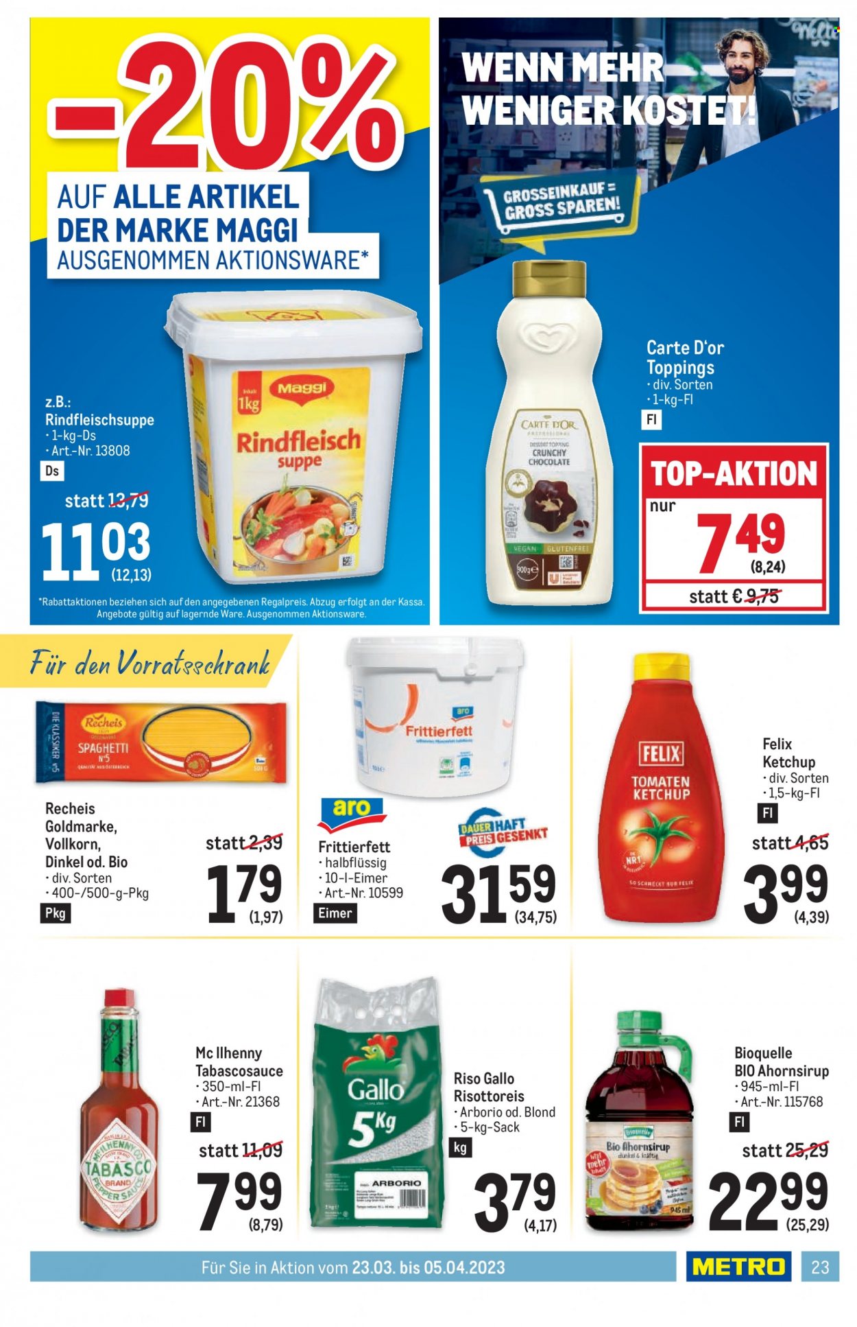 Angebote Metro - 23.3.2023 - 5.4.2023. Seite 23