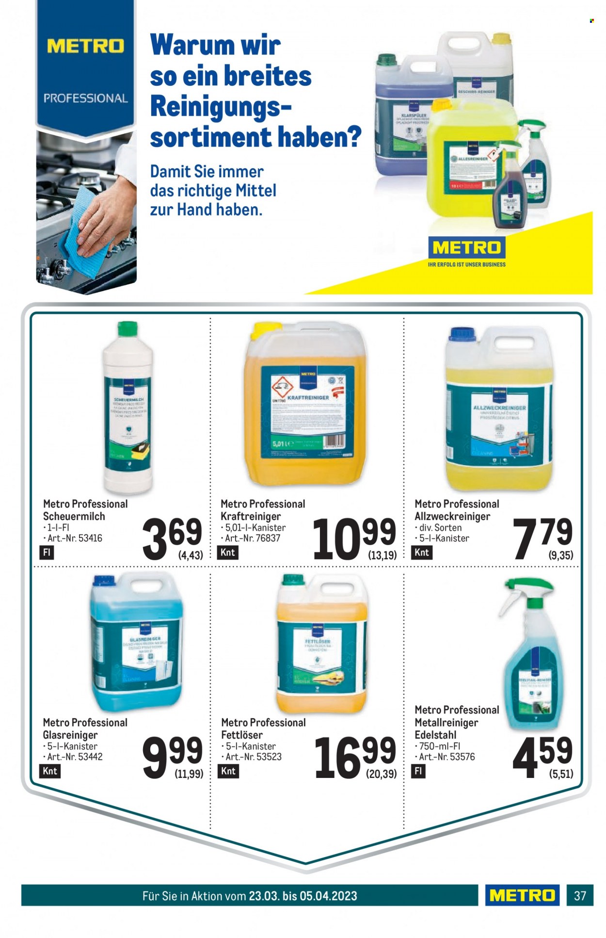 Angebote Metro - 23.3.2023 - 5.4.2023. Seite 37